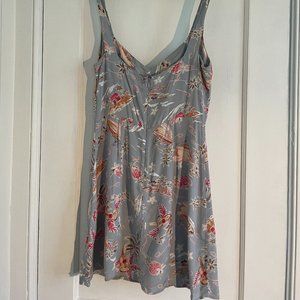 Reformation Mini Dress tropical print size 4